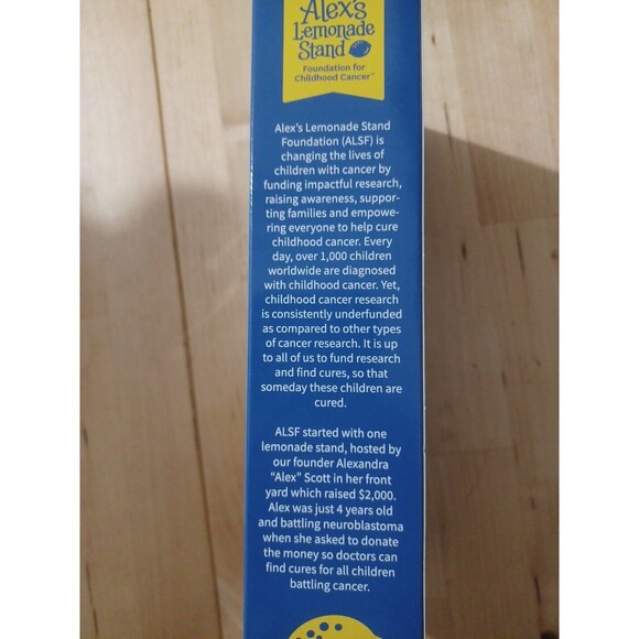 Alex's Lemonade Stand Detangle Brush Hair Clips Set 3pc yellow Lemon fruit New - Picture 5 of 7